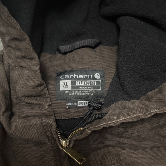 Carhartt Dark Brown Hooded Vest - Picture 2 of 3